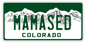 MAMASED  license plate in CO