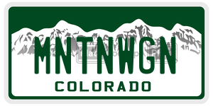 MNTNWGN license plate in Colorado