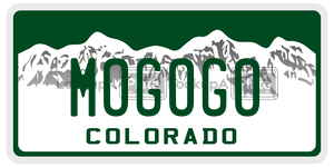 MOGOGO  license plate in CO