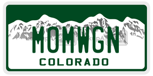 MOMWGN  license plate in CO