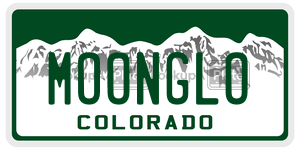 MOONGLO  license plate in CO