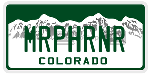 MRPHRNR  license plate in CO