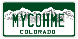 MYCOHME  license plate in CO