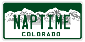 NAPTIME  license plate in CO