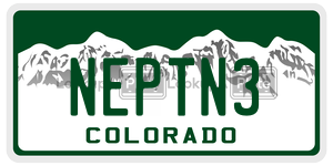 NEPTN3  license plate in CO