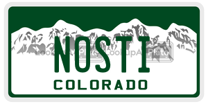 NOSTI  license plate in CO