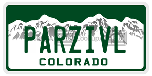 PARZIVL  license plate in CO