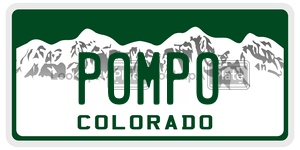 POMPO  license plate in CO