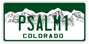 PSALM1  license plate in CO