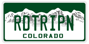 RDTRIPN license plate in Colorado