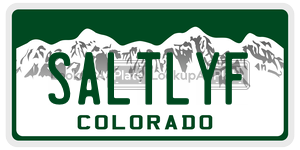 SALTLYF  license plate in CO