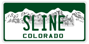 SLINE  license plate in CO