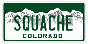 SQUACHE  license plate in CO