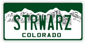 STRWARZ  license plate in CO