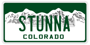 STUNNA  license plate in CO