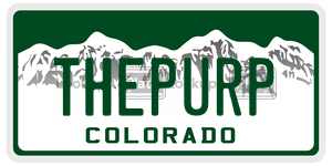 THEPURP  license plate in CO