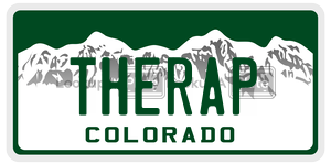 THERAP  license plate in CO