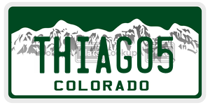 THIAGO5  license plate in CO