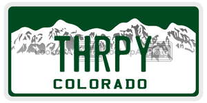THRPY  license plate in CO