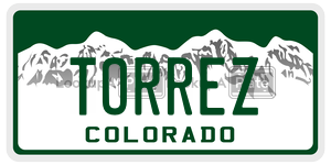 TORREZ  license plate in CO