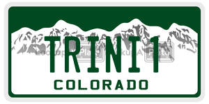 TRINI1  license plate in CO
