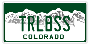 TRLBSS  license plate in CO