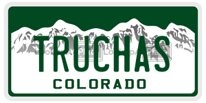 TRUCHAS  license plate in CO