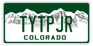 TYTPJR license plate in Colorado