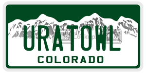URATOWL  license plate in CO