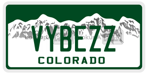 VYBEZZ  license plate in CO