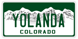 YOLANDA  license plate in CO