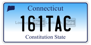 161TAC  license plate in CT