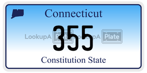 355 license plate in Connecticut