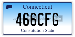 466CFG license plate in Connecticut