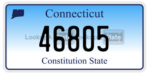 46805 license plate in Connecticut