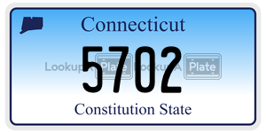 5702 license plate in Connecticut