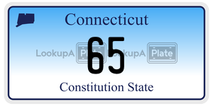 65  license plate in CT