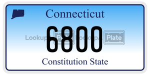 6800  license plate in CT