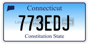 773EDJ  license plate in CT