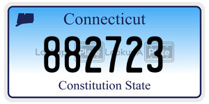 882723 license plate in Connecticut