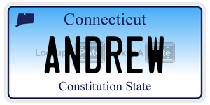 ANDREW  license plate in CT