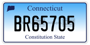 BR65705 license plate in Connecticut