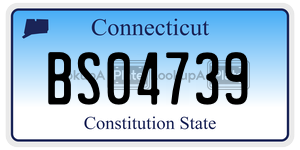 BS04739  license plate in CT