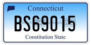 BS69015 license plate in Connecticut