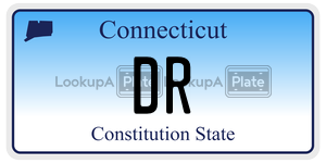 DR license plate in Connecticut