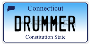 DRUMMER  license plate in CT