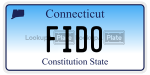 FIDO license plate in Connecticut