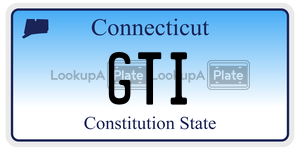 GTI license plate in Connecticut