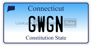 GWGN license plate in Connecticut