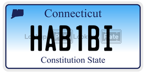 HAB1BI license plate in Connecticut